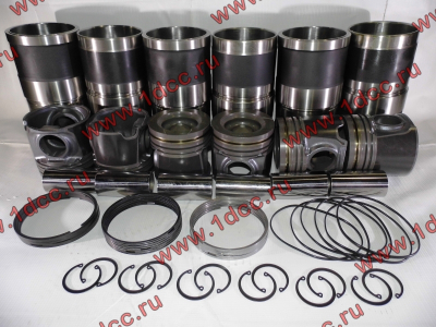 Поршневая группа 340-375 (6 гильз, 6 поршней, 6 пальцев, комплект колец) DF DONG FENG (ДОНГ ФЕНГ)  для самосвала фото 1 Тольятти