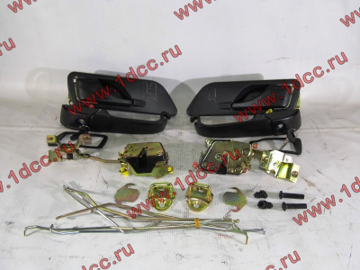 Ремкомплект замков на две двери (ручки внутренние, замки, ключи, тяги) F FAW (ФАВ)  для самосвала фото 1 Тольятти